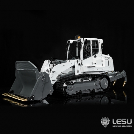 RC Lesu Racing 1:14 Laderaupe mit Reißzahn und Paladin PL18 weiß